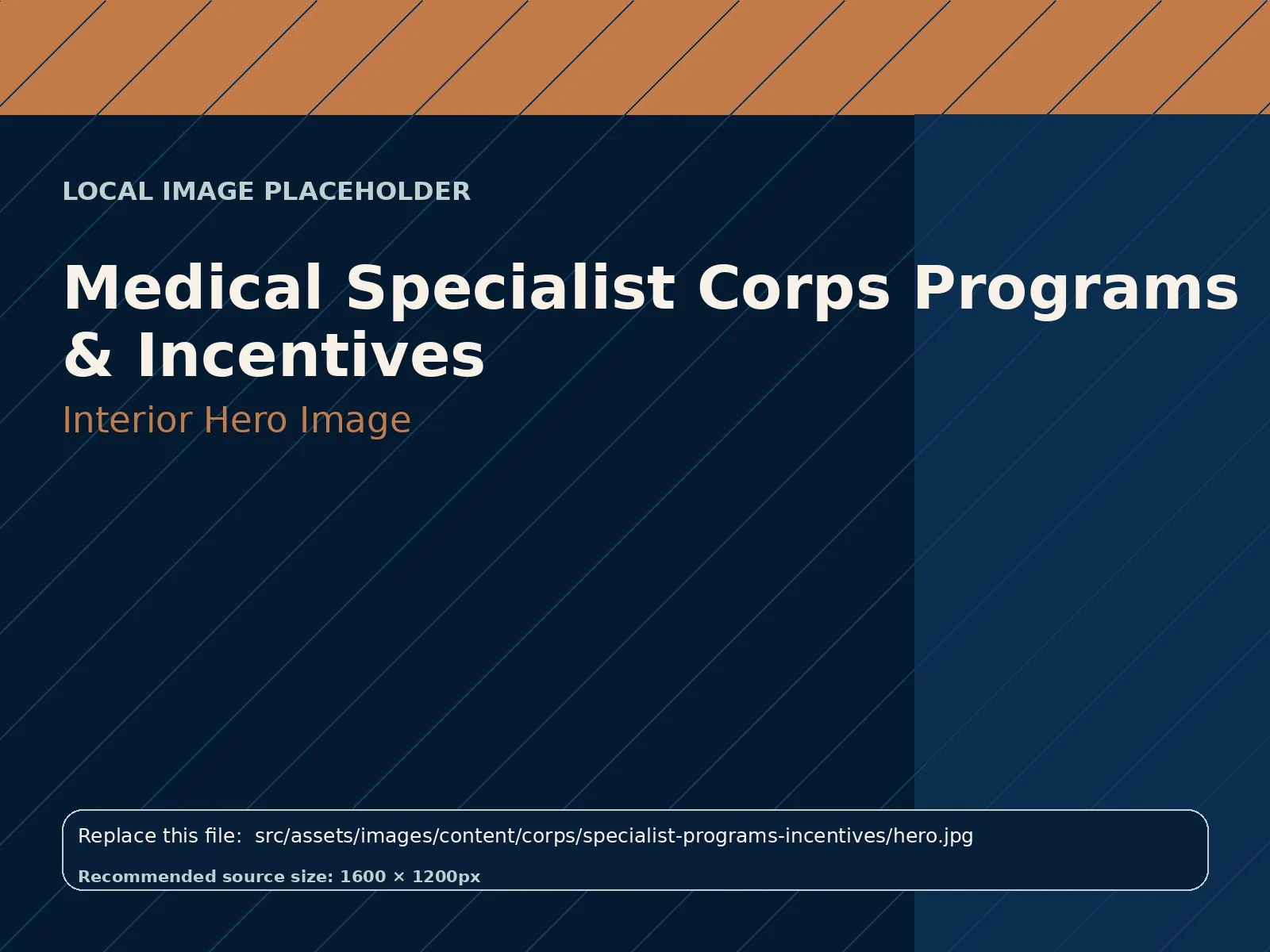 Medical Specialist Corps Programs & Incentives hero image