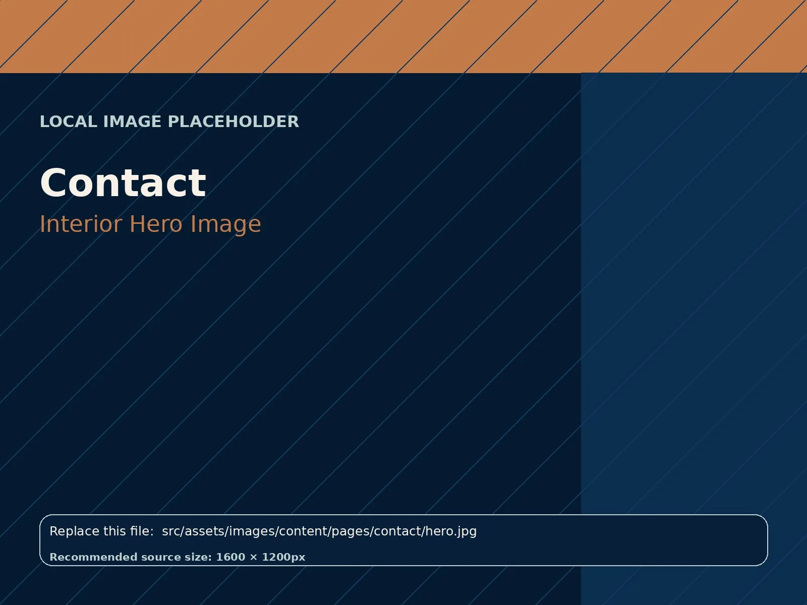 Contact hero image