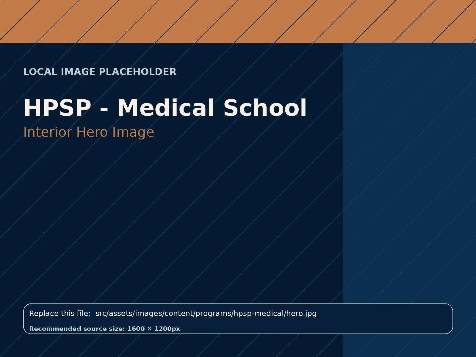 HPSP - Medical School hero image