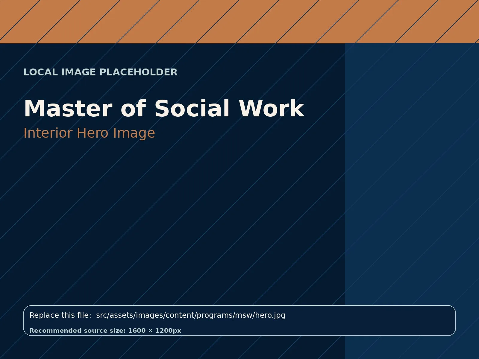 Master of Social Work hero image