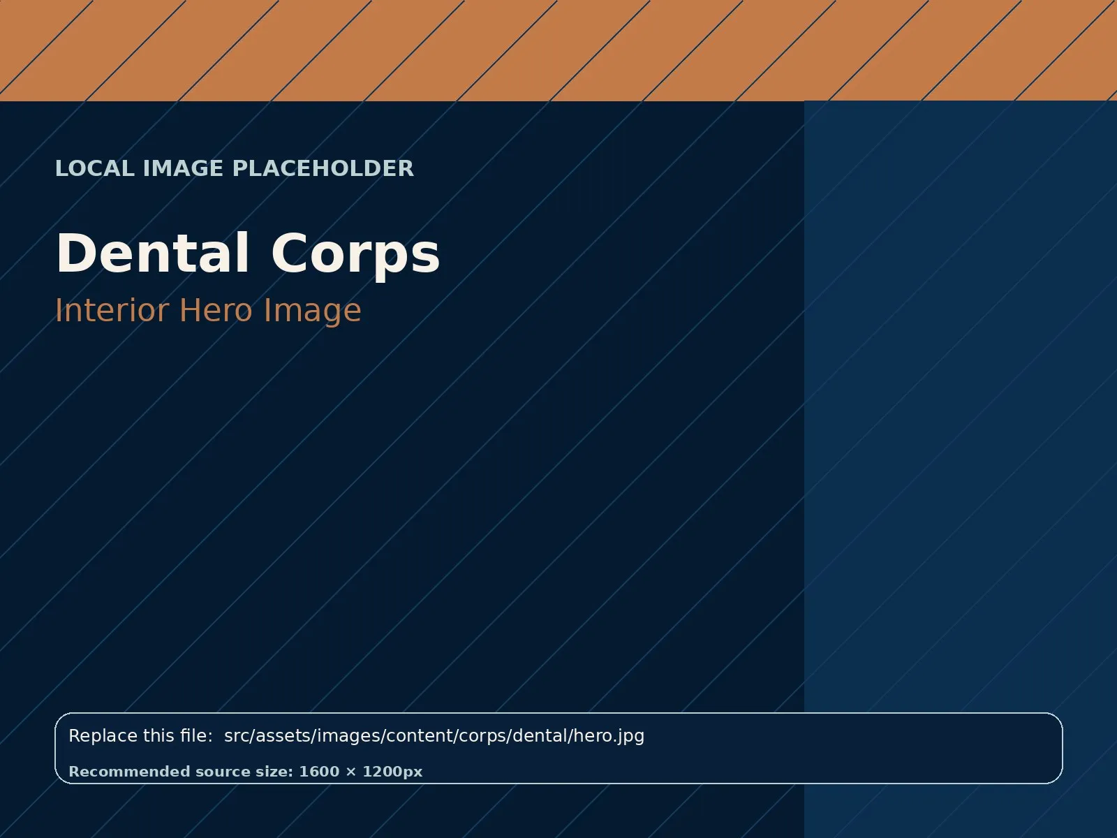 Dental Corps hero image